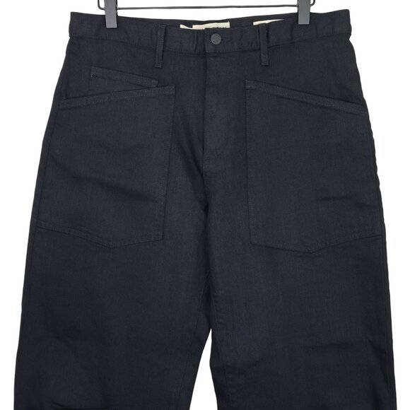 Nili‎ Lotan Shon Jean Black Denim Barrel Leg Cropped Size 30 - Picture 5 of 10